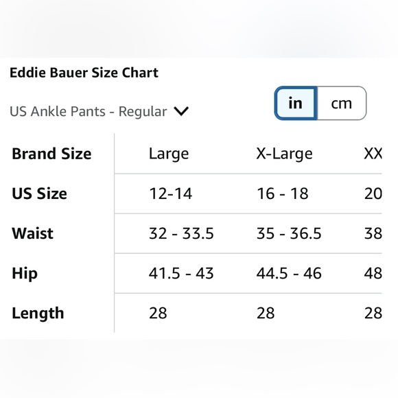 Eddie Bauer Women's Departure Purple Ankle Pants Size XL - Picture 3 of 3